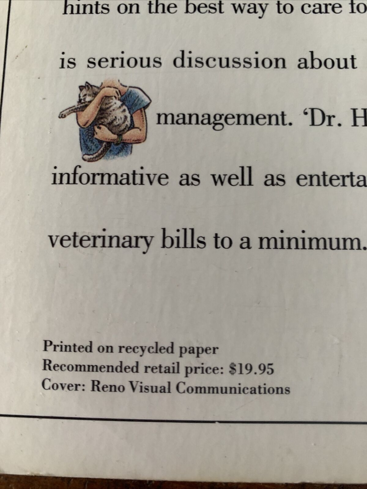 PB Dr HARRY COOPER’S Pet Care Guide 1991 Australian TV Vet Burkes Backyard VTG