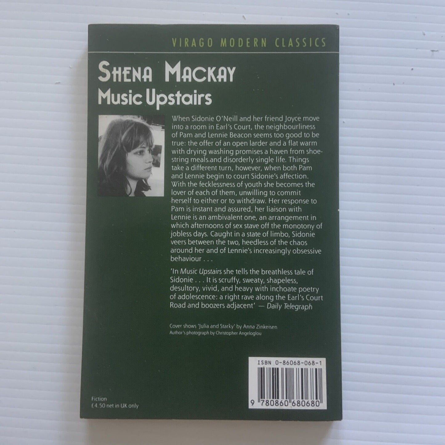 PB Book MUSIC UPSTAIRS Virago Modern Classics by Shena Mackay Novel 1989 NEW