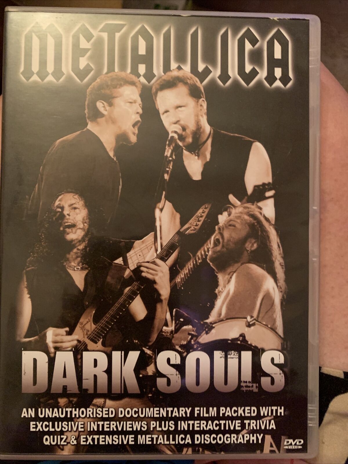DVD Metallica Dark Souls Unauthorised Documentary & Biography Interviews 2000