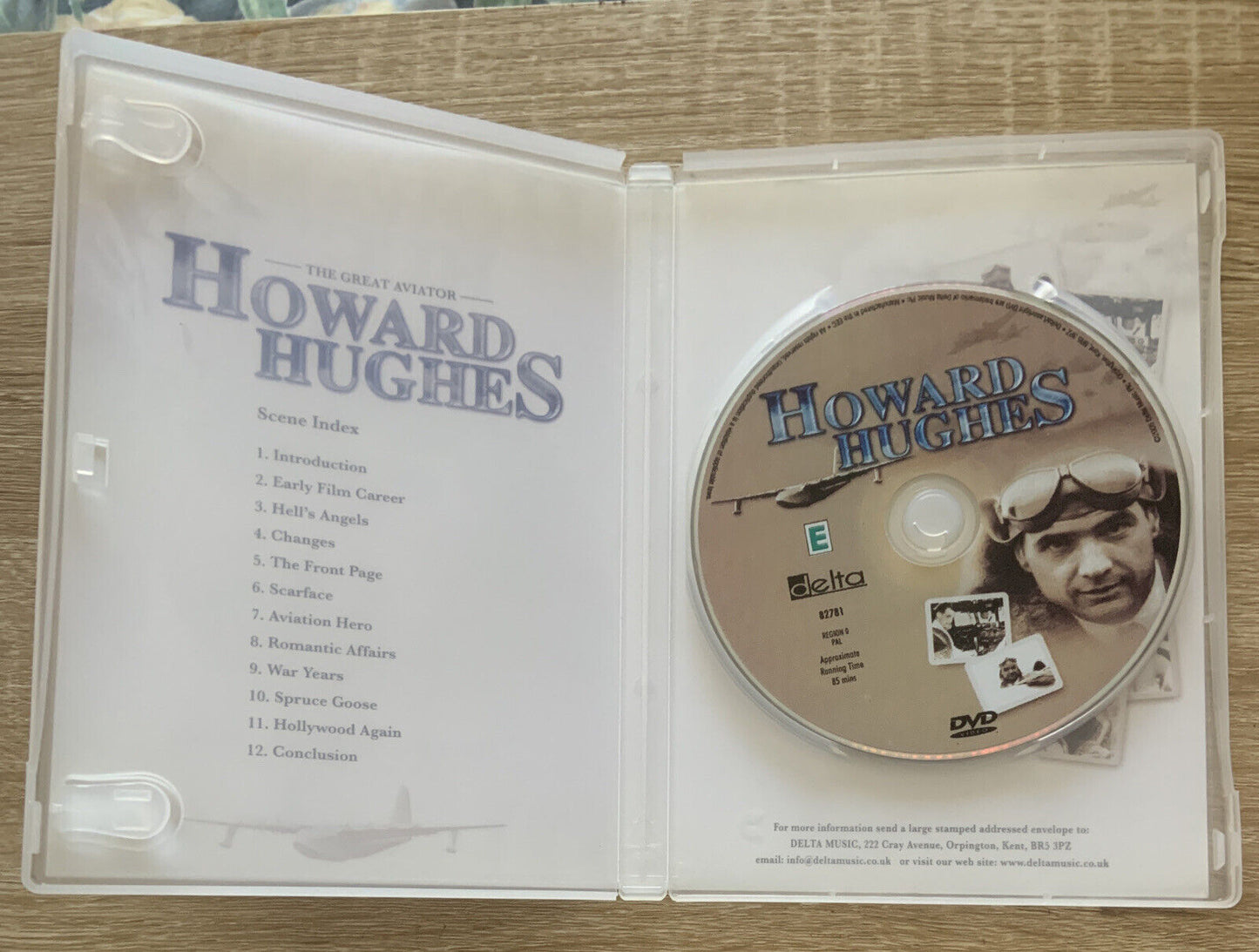 DVD 2 Disc HOWARD HUGHES THE GREAT AVIATOR Biography Life Loves & Films