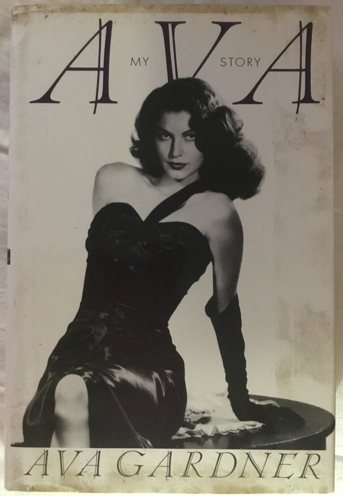 HC Book AVA GARDNER by Lee Server 1990 DJ Biography Memoir Hollywood Yellowing