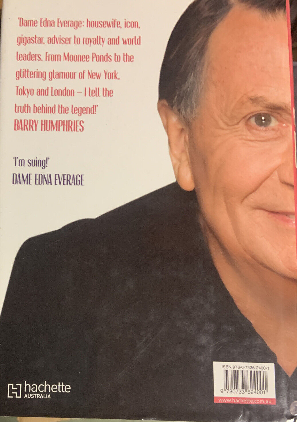 HC Book HANDLING EDNA by Humphries Barry DJ Biography Dame Everage