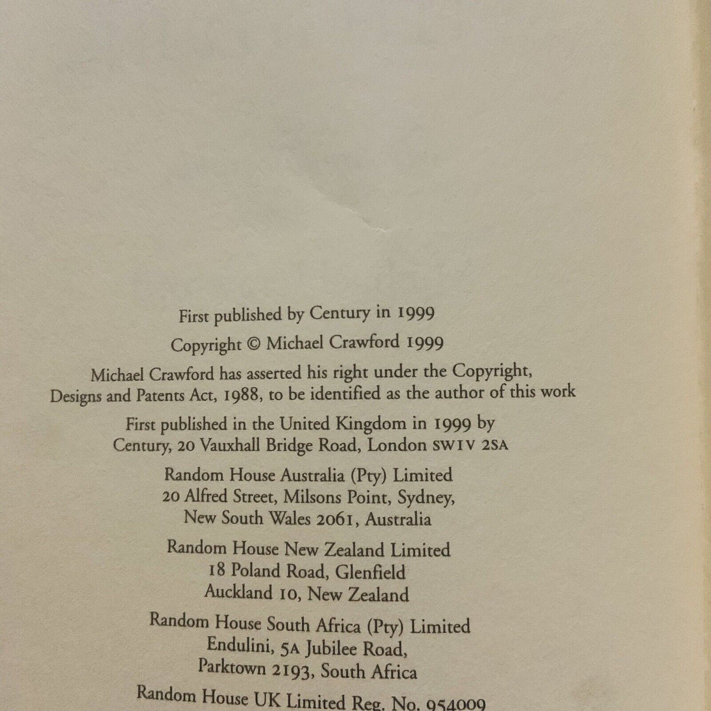 HC Book Michael Crawford PARCEL ARRIVED SAFELY Tied with String Biography DJ