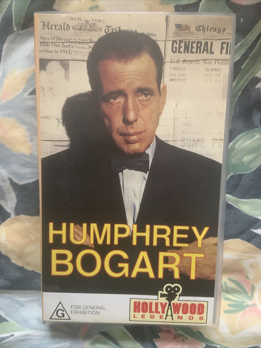 VHS HUMPHREY BOGART Biography Hollywood Legend Video Tape  1992