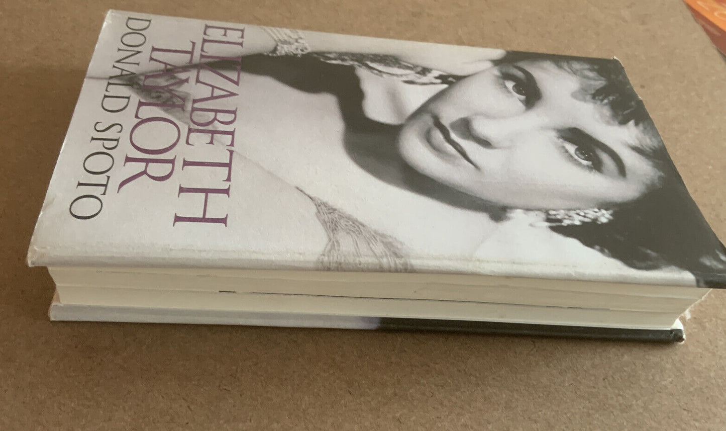 HC ELIZABETH TAYLOR by Donald Spoto DJ  Biography Hollywood Actress 1995 1st Ed
