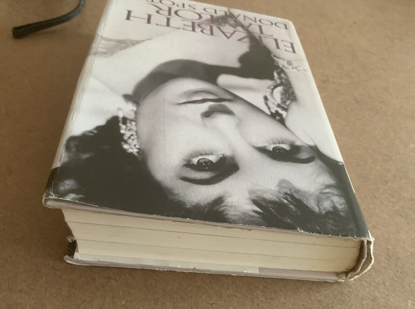HC ELIZABETH TAYLOR by Donald Spoto DJ  Biography Hollywood Actress 1995 1st Ed
