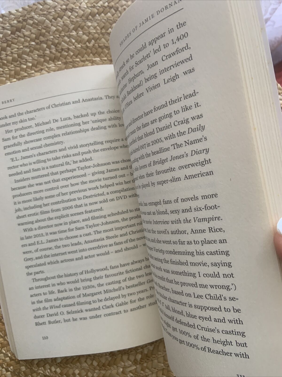 PB Book SHADES OF JAMIE DORNAN  by Jo Berry Biography Christian Grey 2015 NEW