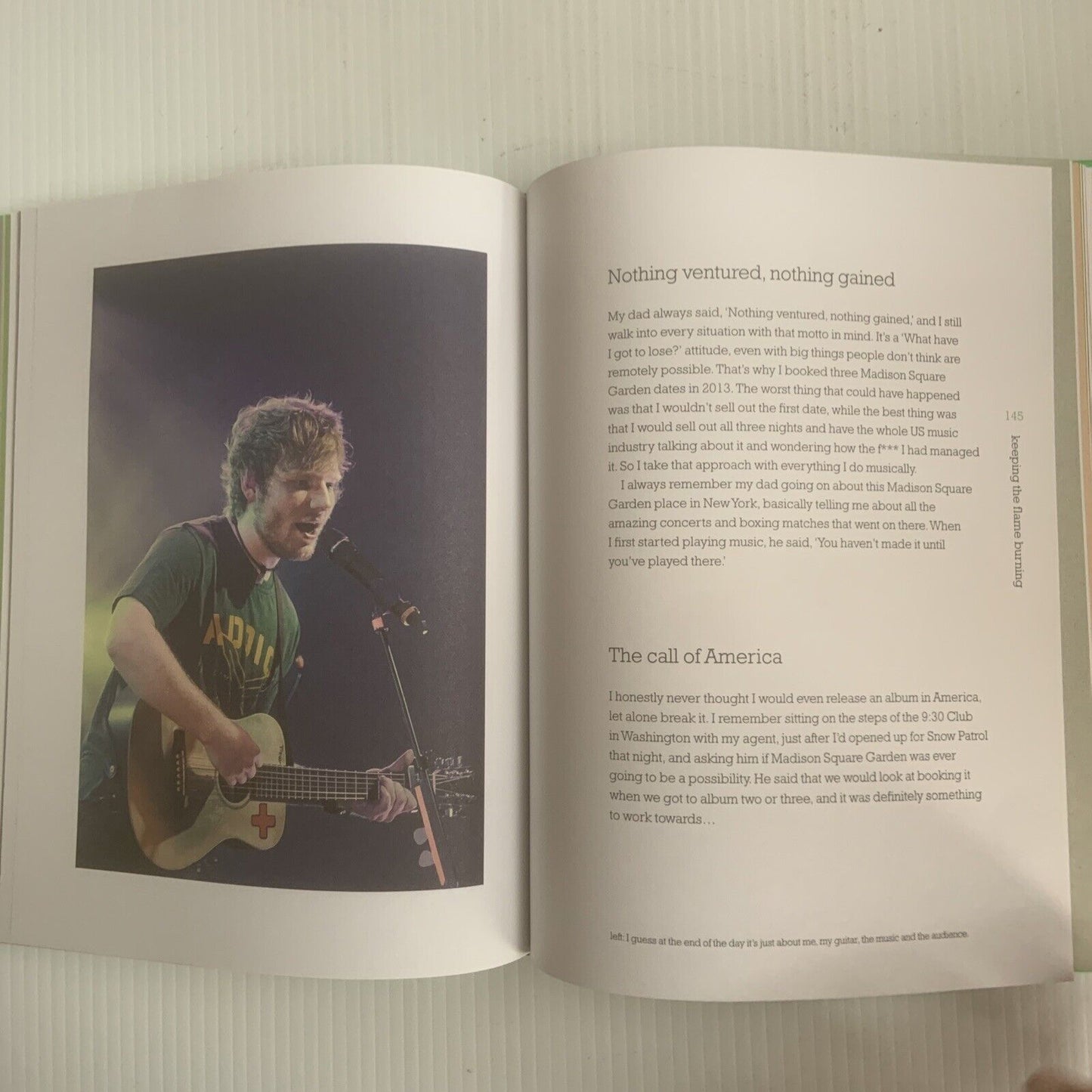 HC Book ED SHEERAN A Visual Journey Biography Singer Songwriter Music Pop 2009