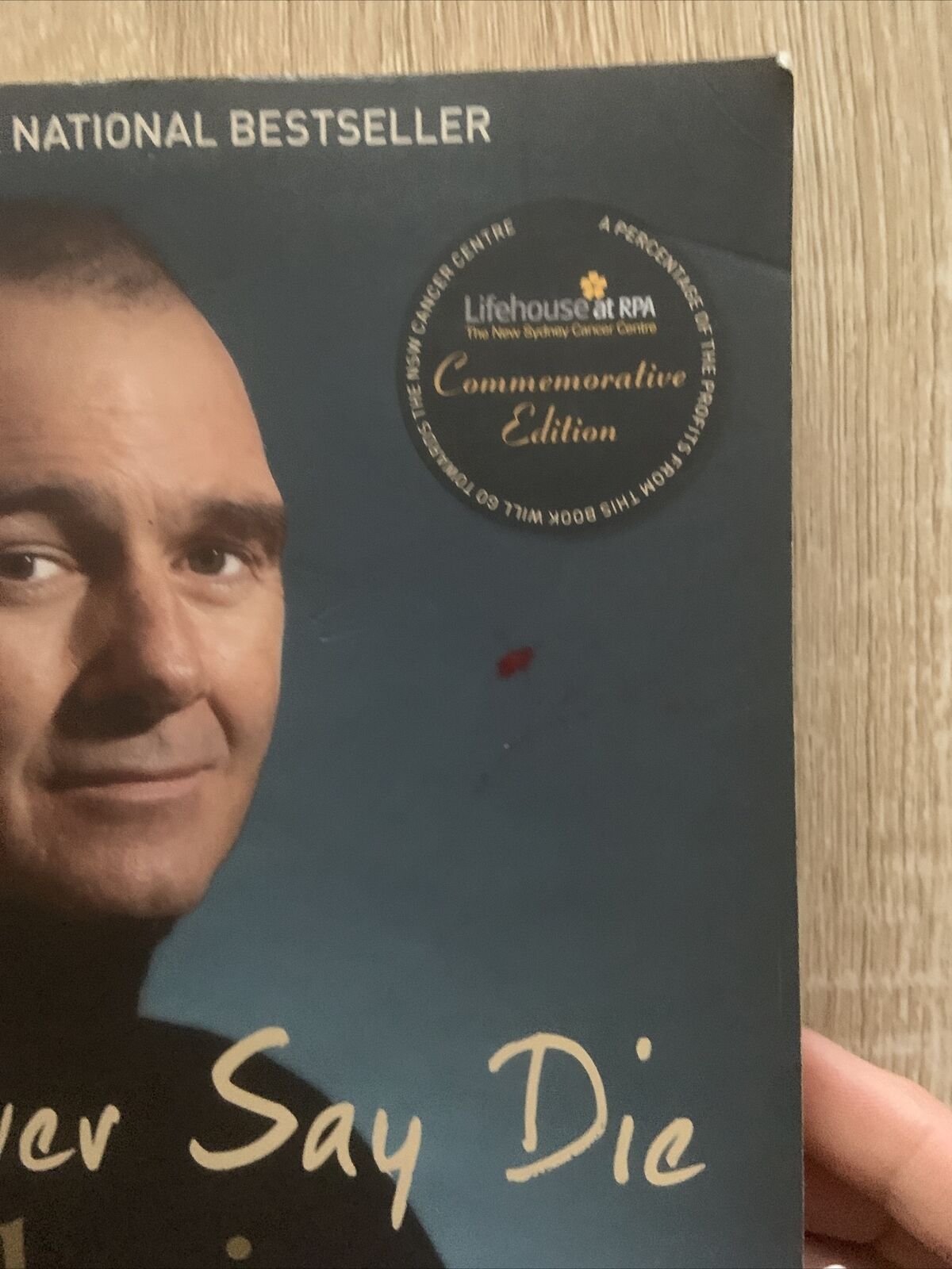 PB Book NEVER SAY DIE By Chris O'Brien Biography Large 2008 True Story Memoir