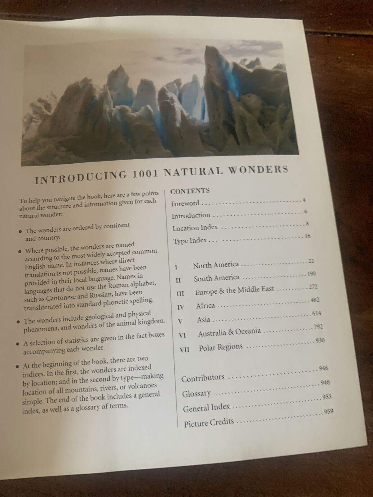 PB Book 1001 Natural Wonders You Must See Before You Die Michael Bright 960 Page