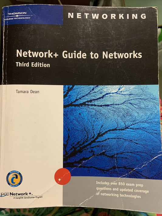 PB Book Network+ Guide to Networks Tamara Dean Third Edition 2004 Textbook + CD
