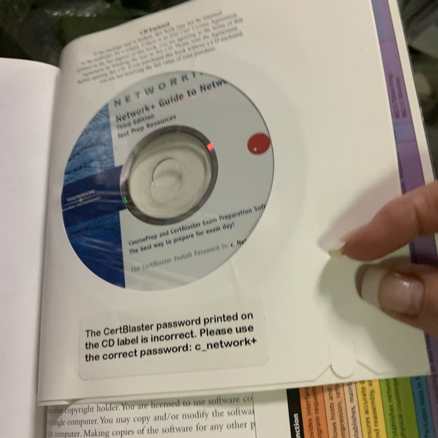 PB Book Network+ Guide to Networks Tamara Dean Third Edition 2004 Textbook + CD