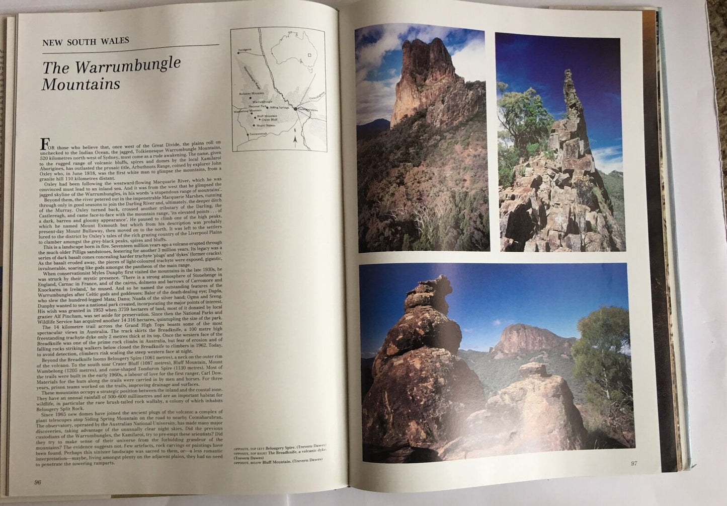 HC Book Australia's Natural Wonders Golden Press 1984 M Richardson Large