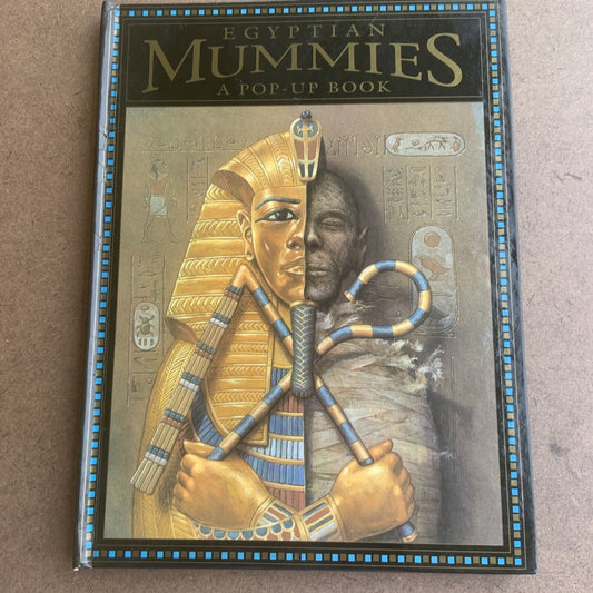 HC Book EGYPTIAN MUMMIES A Pop-Up Book Glossy Wipe Clean unused all ages
