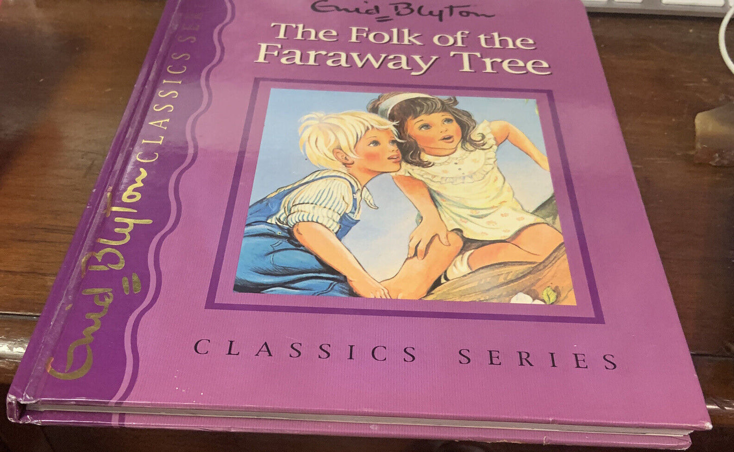 HC Book THE FOLK OF THE FARAWAY TREE Enid Blyton Georgina Hargraves Large 2004