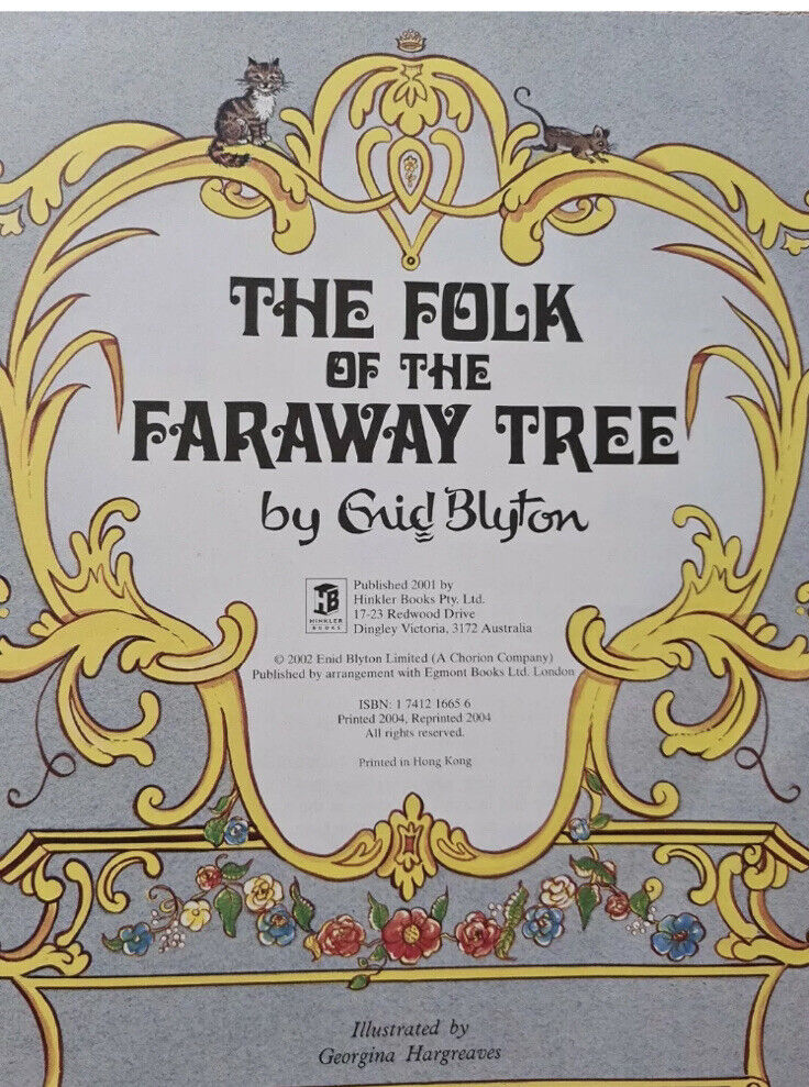 HC Book THE FOLK OF THE FARAWAY TREE Enid Blyton Georgina Hargraves Large 2004
