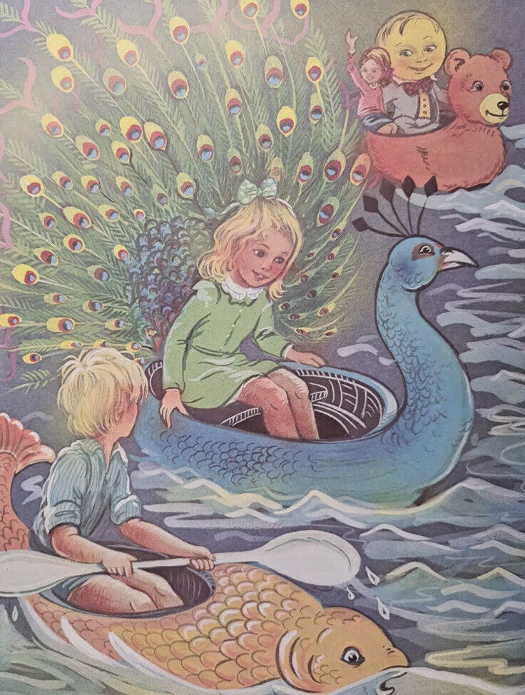 HC Book THE FOLK OF THE FARAWAY TREE Enid Blyton Georgina Hargraves Large 2004