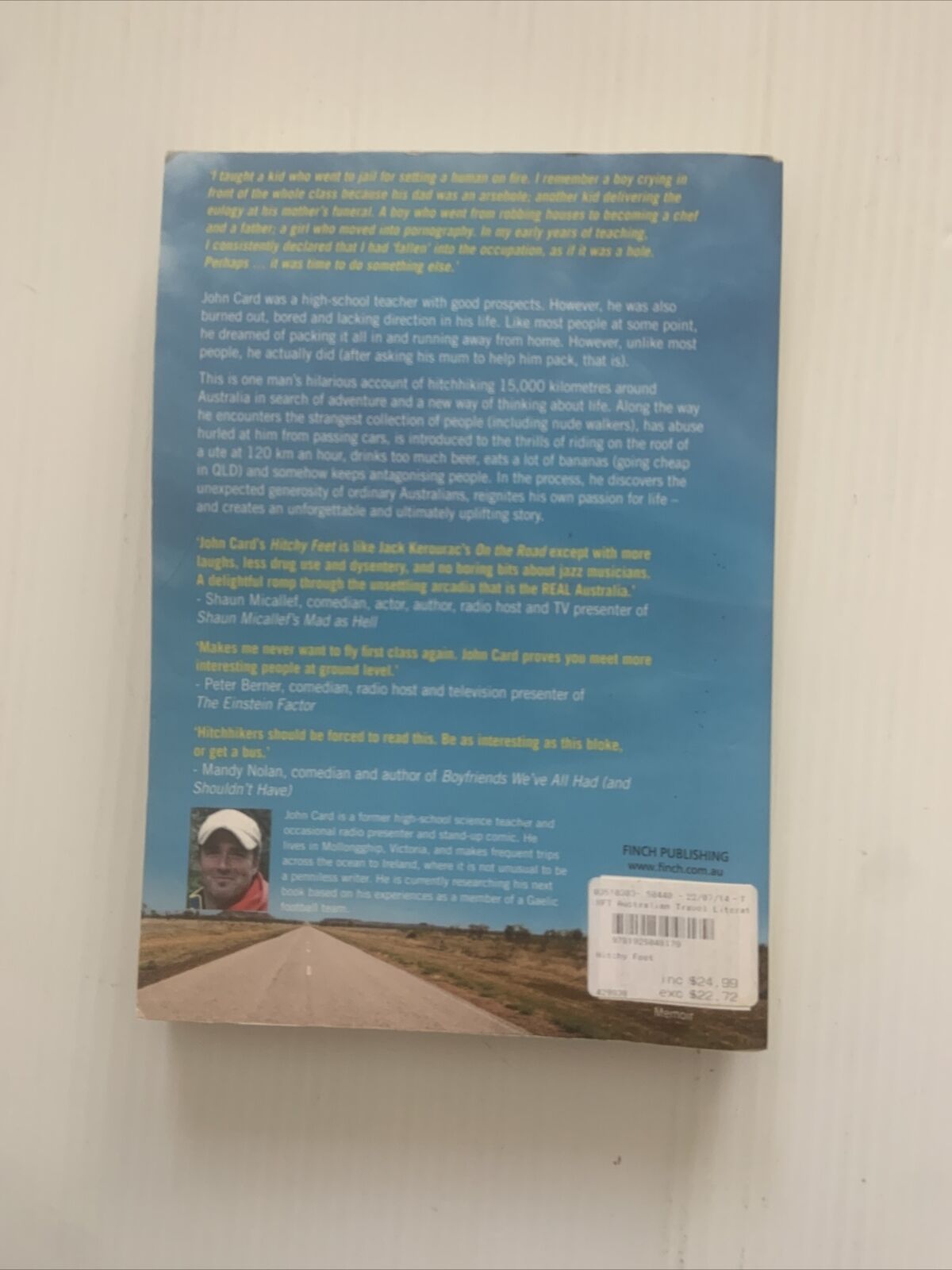 PB Book HITCHY FEET Guide To Running Away From Home by John Card 2014