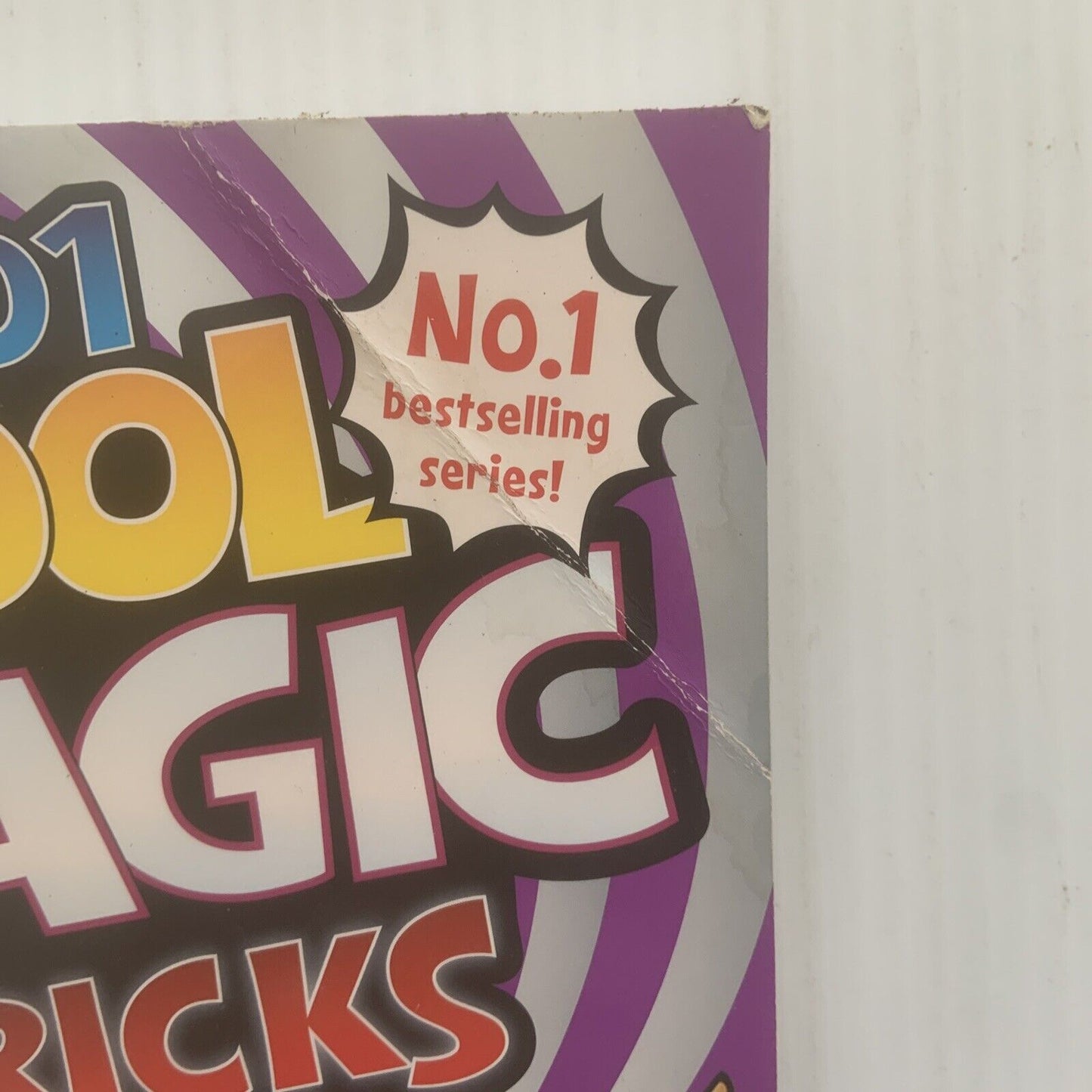 PB Book 101 Cool Magic Tricks Instructions  Crease on Cover 2013 Hinkler