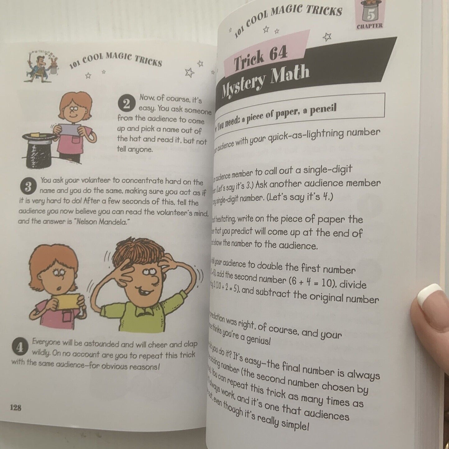 PB Book 101 Cool Magic Tricks Instructions  Crease on Cover 2013 Hinkler