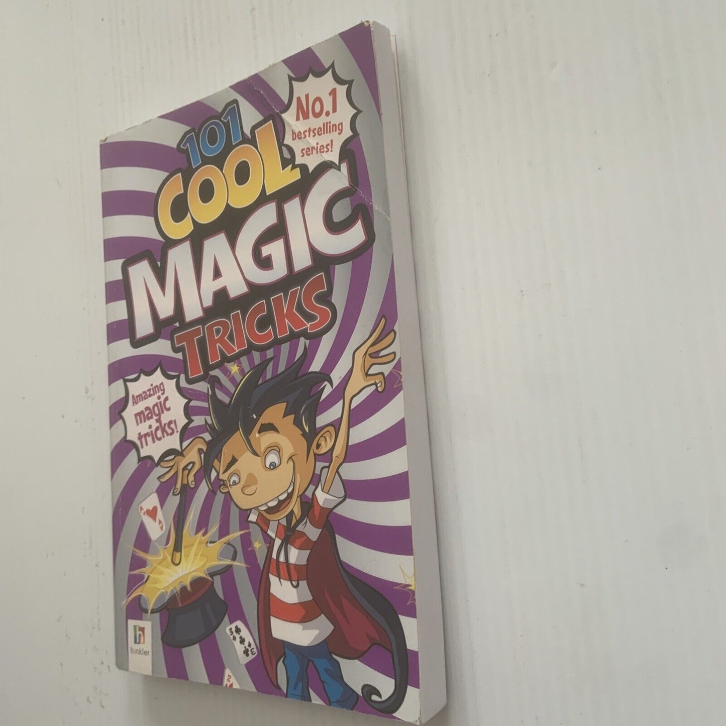 PB Book 101 Cool Magic Tricks Instructions  Crease on Cover 2013 Hinkler