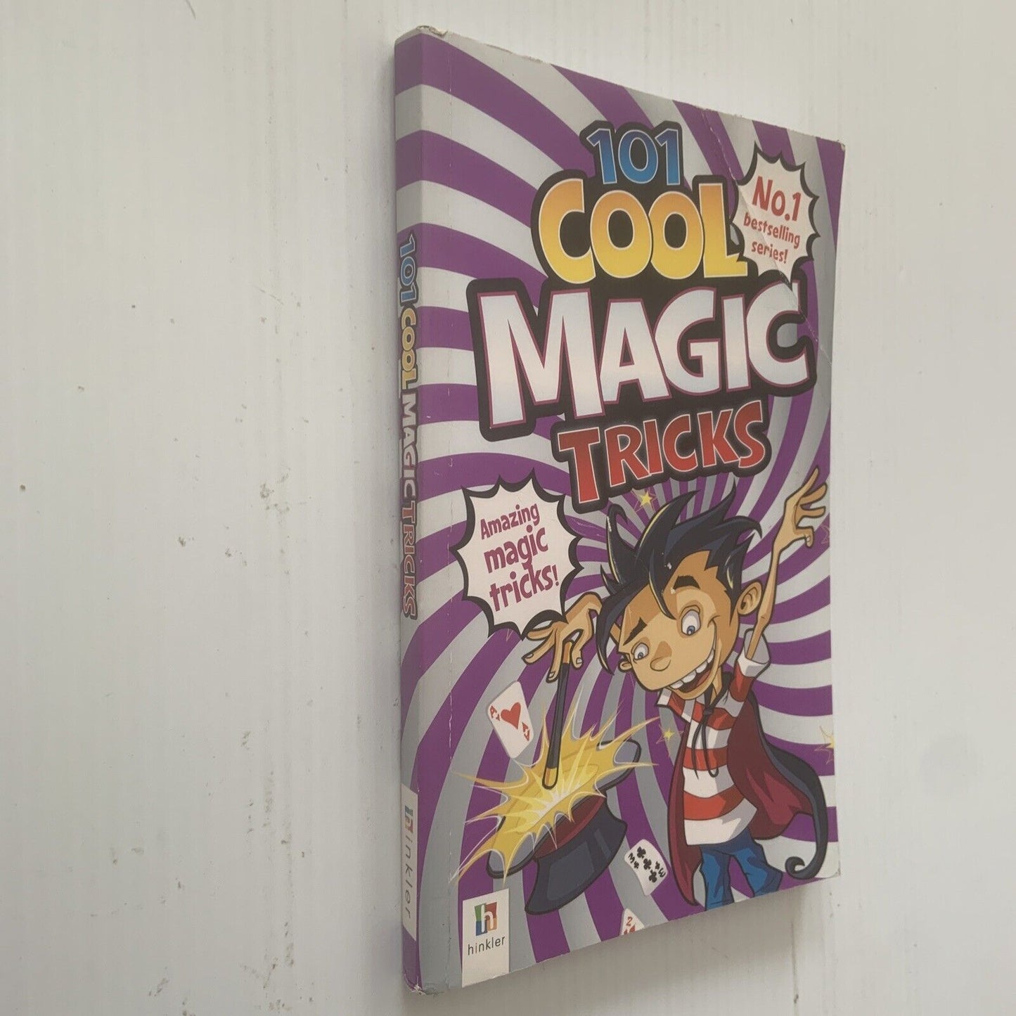 PB Book 101 Cool Magic Tricks Instructions  Crease on Cover 2013 Hinkler