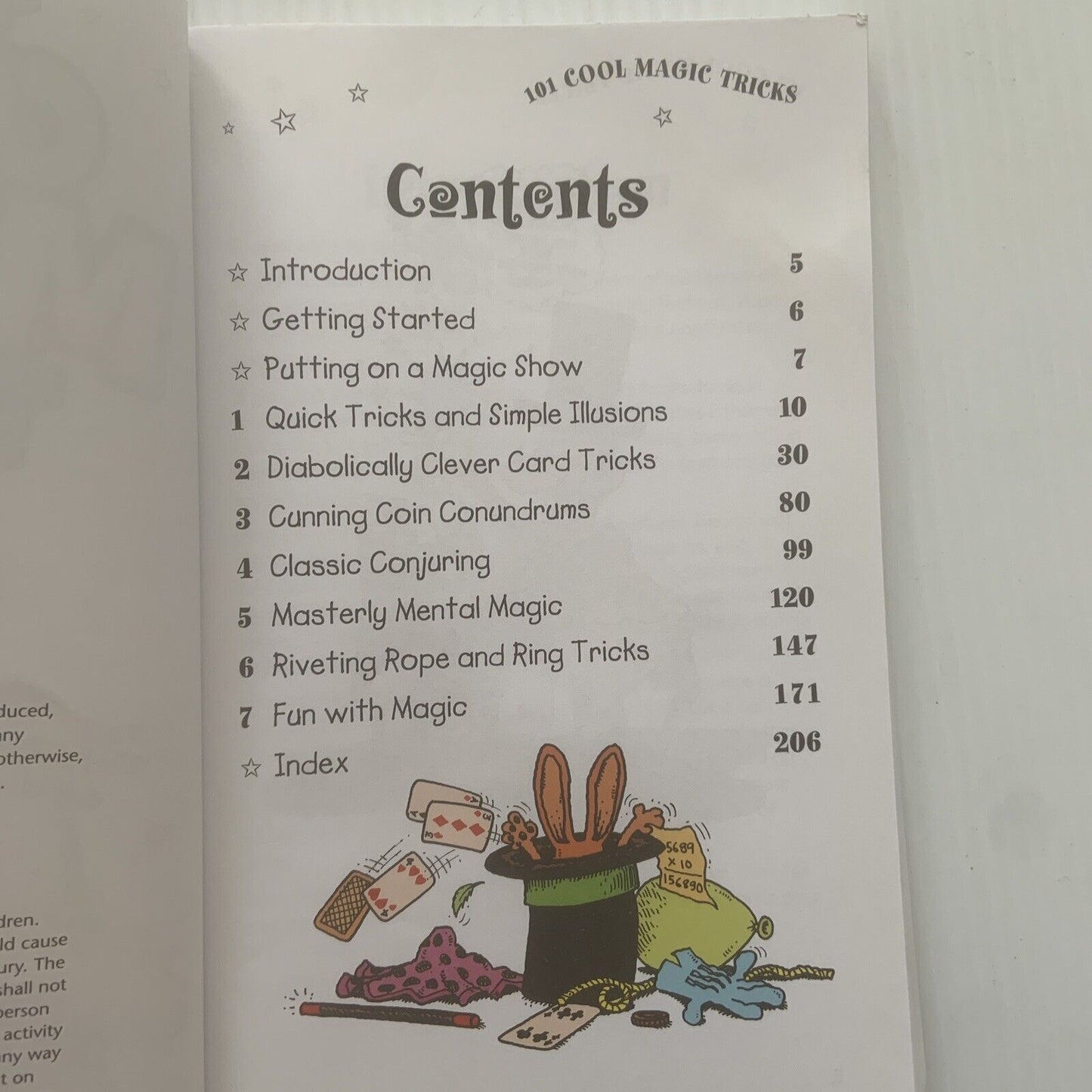 PB Book 101 Cool Magic Tricks Instructions  Crease on Cover 2013 Hinkler