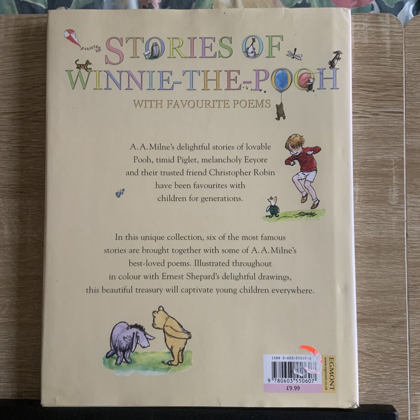 HC Book Stories of Winnie The Pooh + Favourite Poems A A Milne EH Shepard Lge DJ