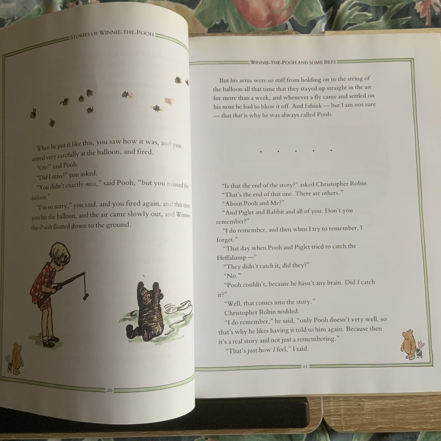 HC Book Stories of Winnie The Pooh + Favourite Poems A A Milne EH Shepard Lge DJ