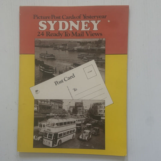 PICTURE POST CARDS OF YESTERYEAR SYDNEY  IN COLOUR - 24 VIEWS