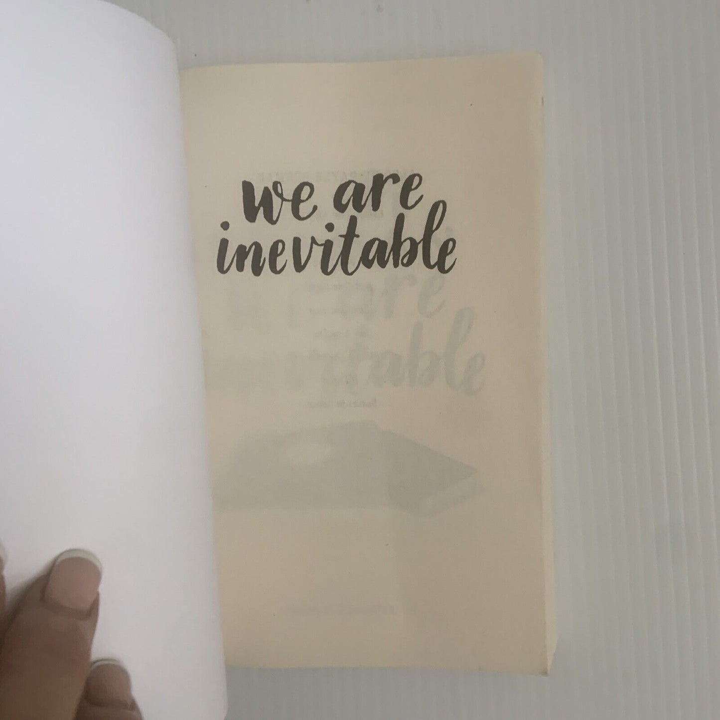 PB WE ARE INEVITABLE Gayle Forman Some Love Stories are Bound to Happen 2021 NEW