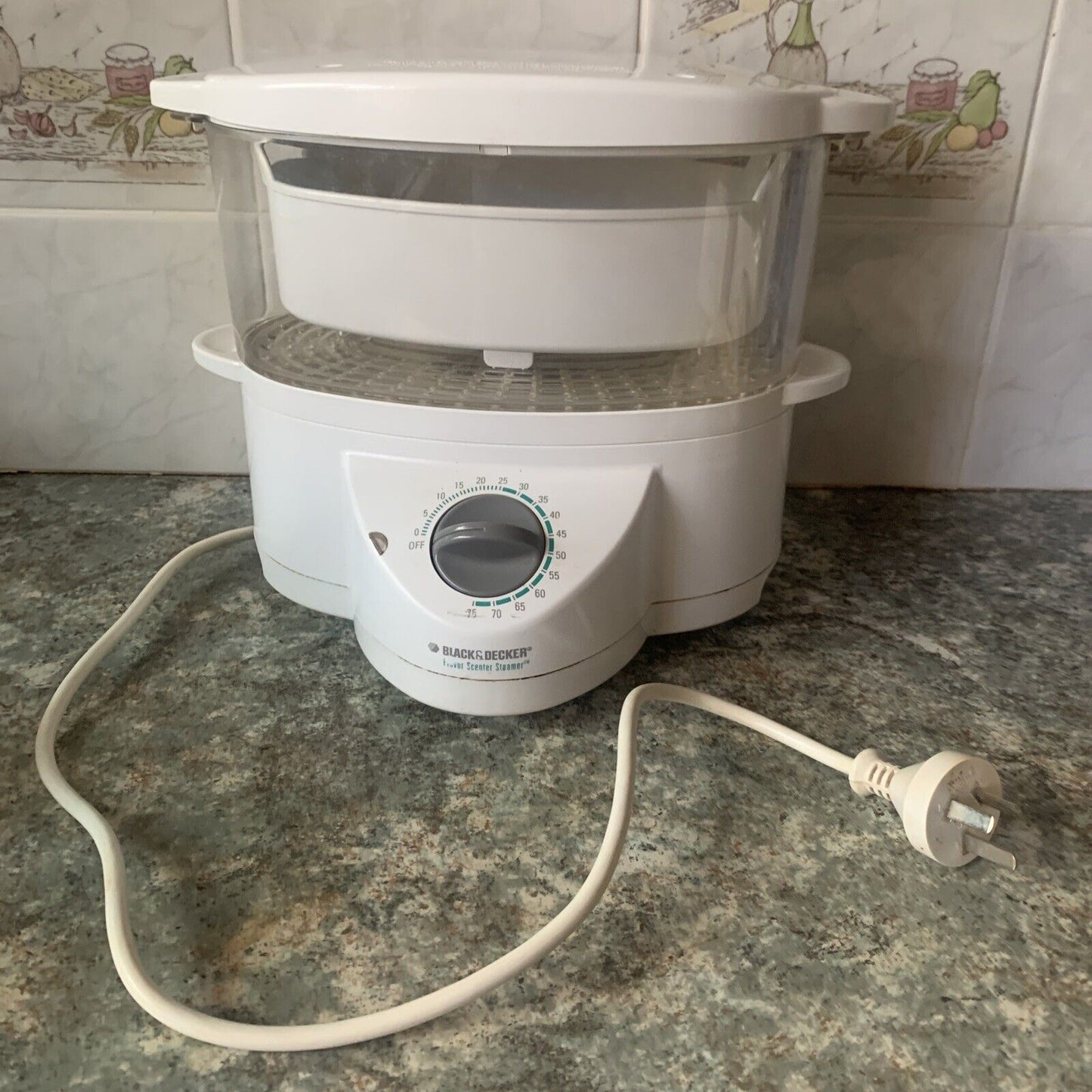 Rice Cooker BLACK & DECKER HS2000 T1 Flavour Scenter Steamer Lid Timer Electric
