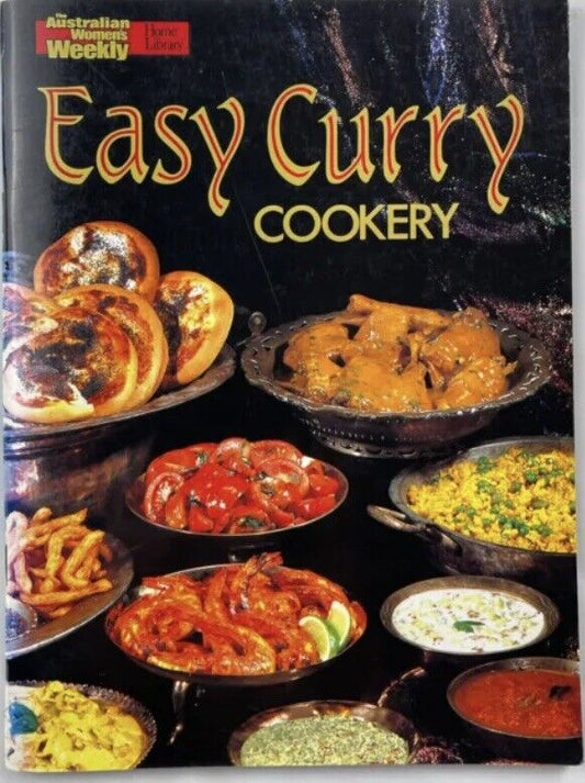 Cookbook EASY CURRY COOKERY Australian Women's Weekly AWW 1989 1995 Ed Vintage