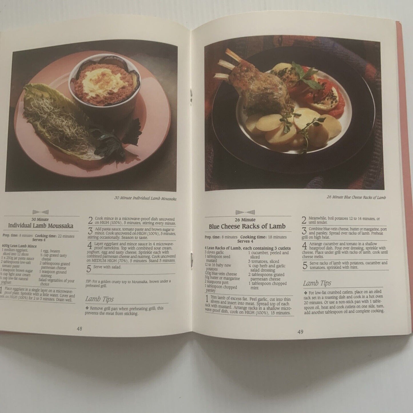 Cookbook Short Cuts 2 Meat Recipes 30mins Or Less Beef Veal Lamb QUICK DINNER
