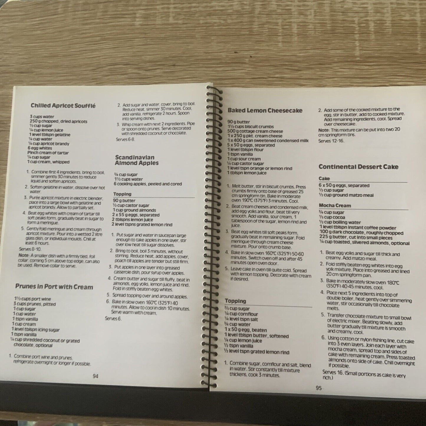 Cookbook Vintage Eating In The ‘80’s  Sydney County Council 1985 Recipes Classic