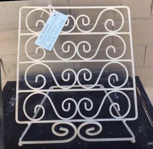 Provincial Wrought Iron Cookbook Holder Stand Display Bench top 28 x 24.5cm