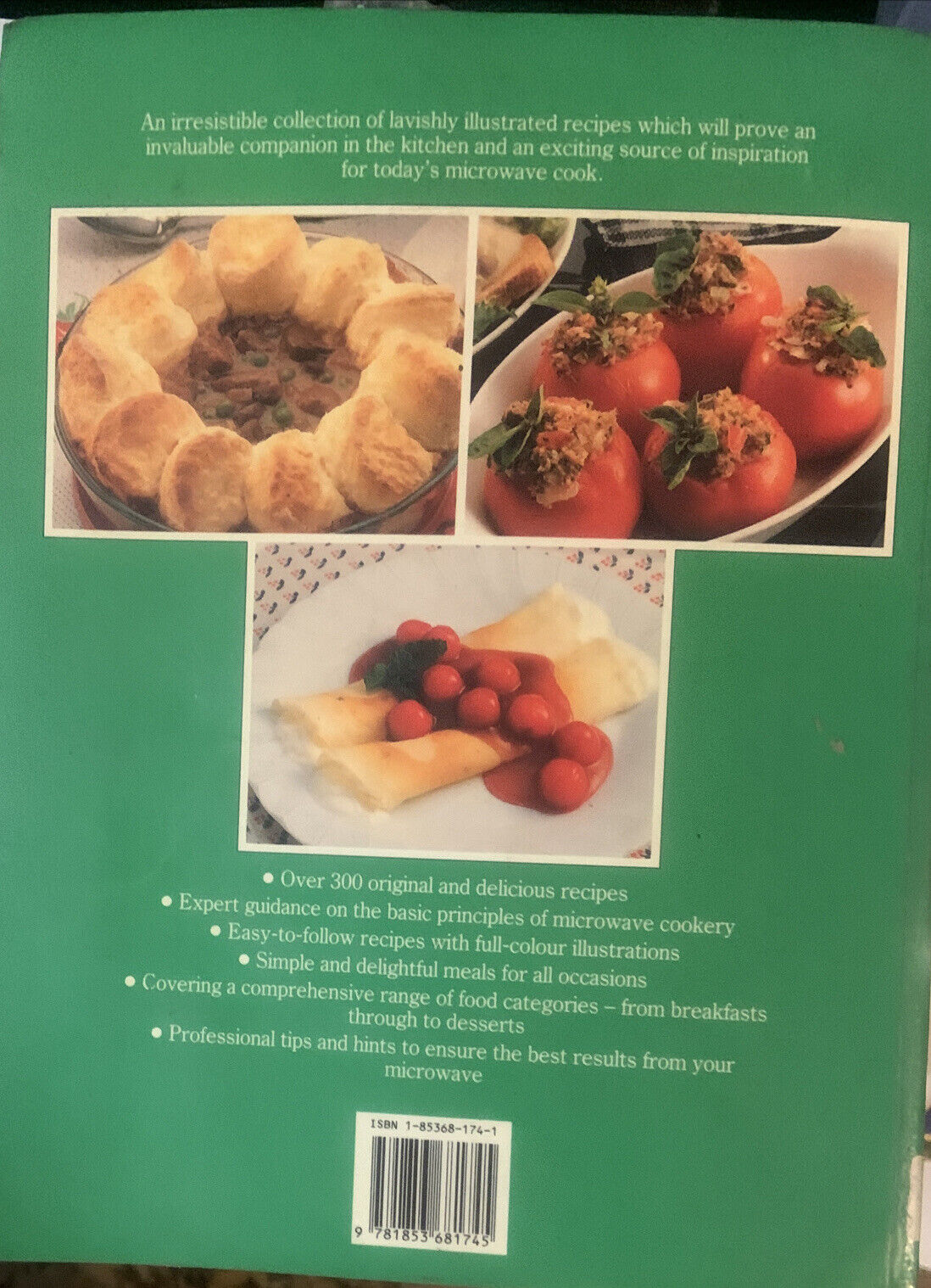 Cookbook Creative Microwave Cuisine Marty Klinzman Shirley Guy 300 Recipes 1992
