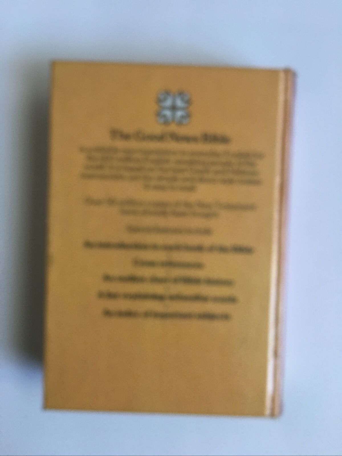 1981 GOOD NEWS BIBLE Todays English Version United Bible Societies 0647162539