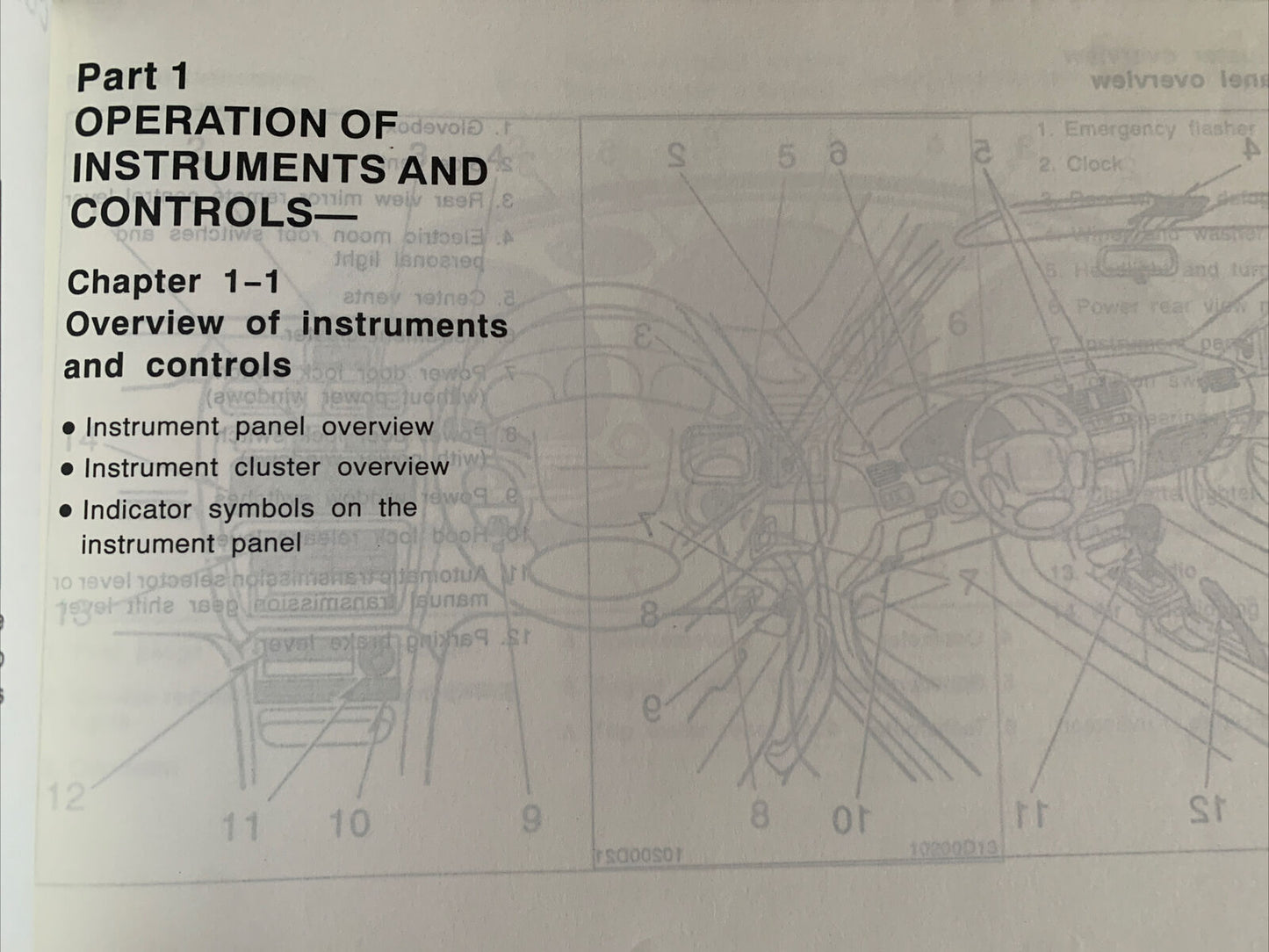 TOYOTA STARLET Owners Manual 1997 Publication No OM10509E Part 01999-10509 PB