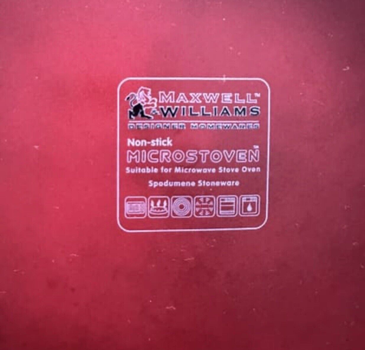 Maxwell Williams Red Tagine Microstoven 25cm Non-Stick Microwave Stove Oven