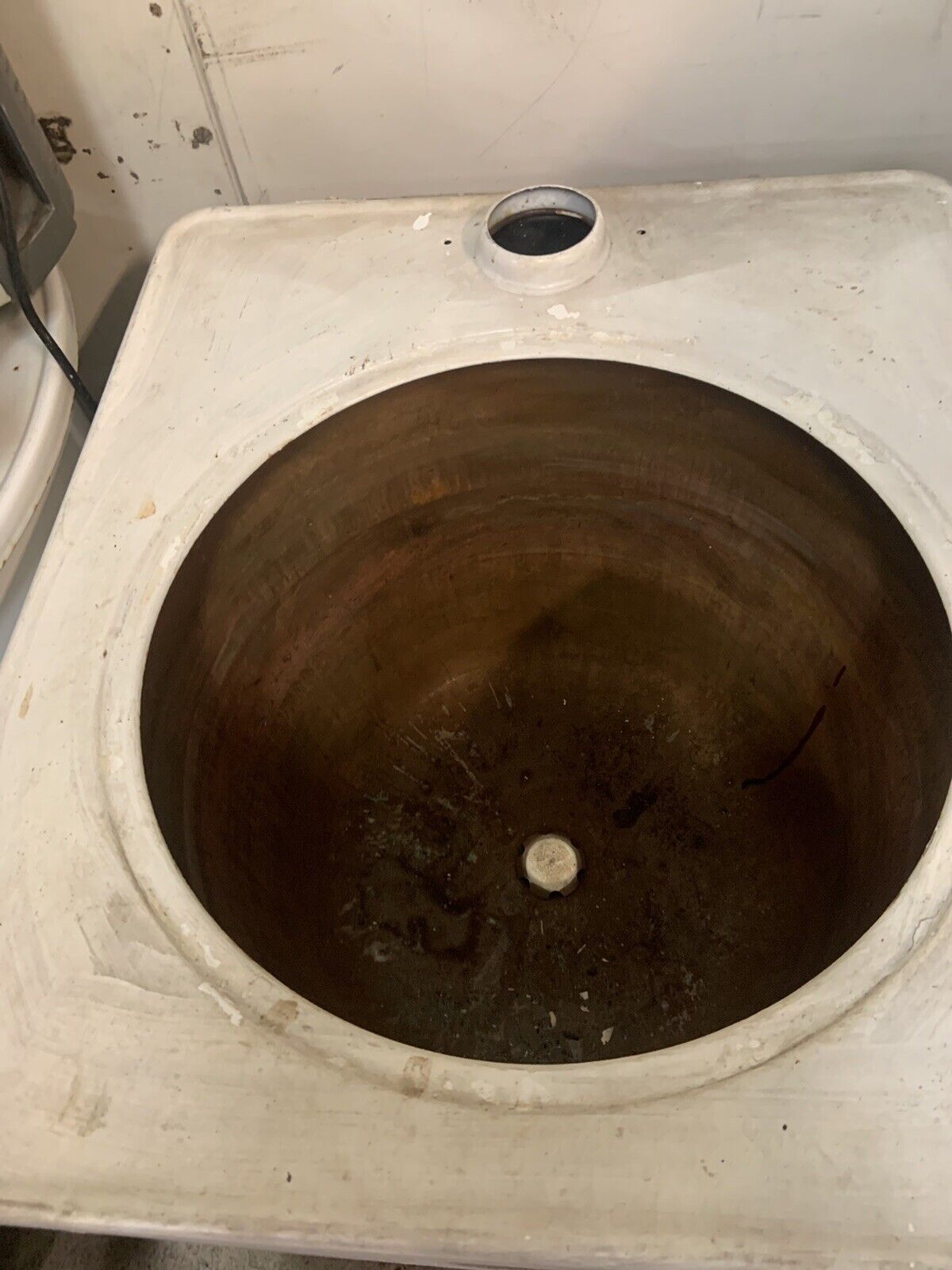 Gas MALLEYS Washer Vintage Copper Boiler Wash 1940’s Lid 1 Knob & No Front Cover