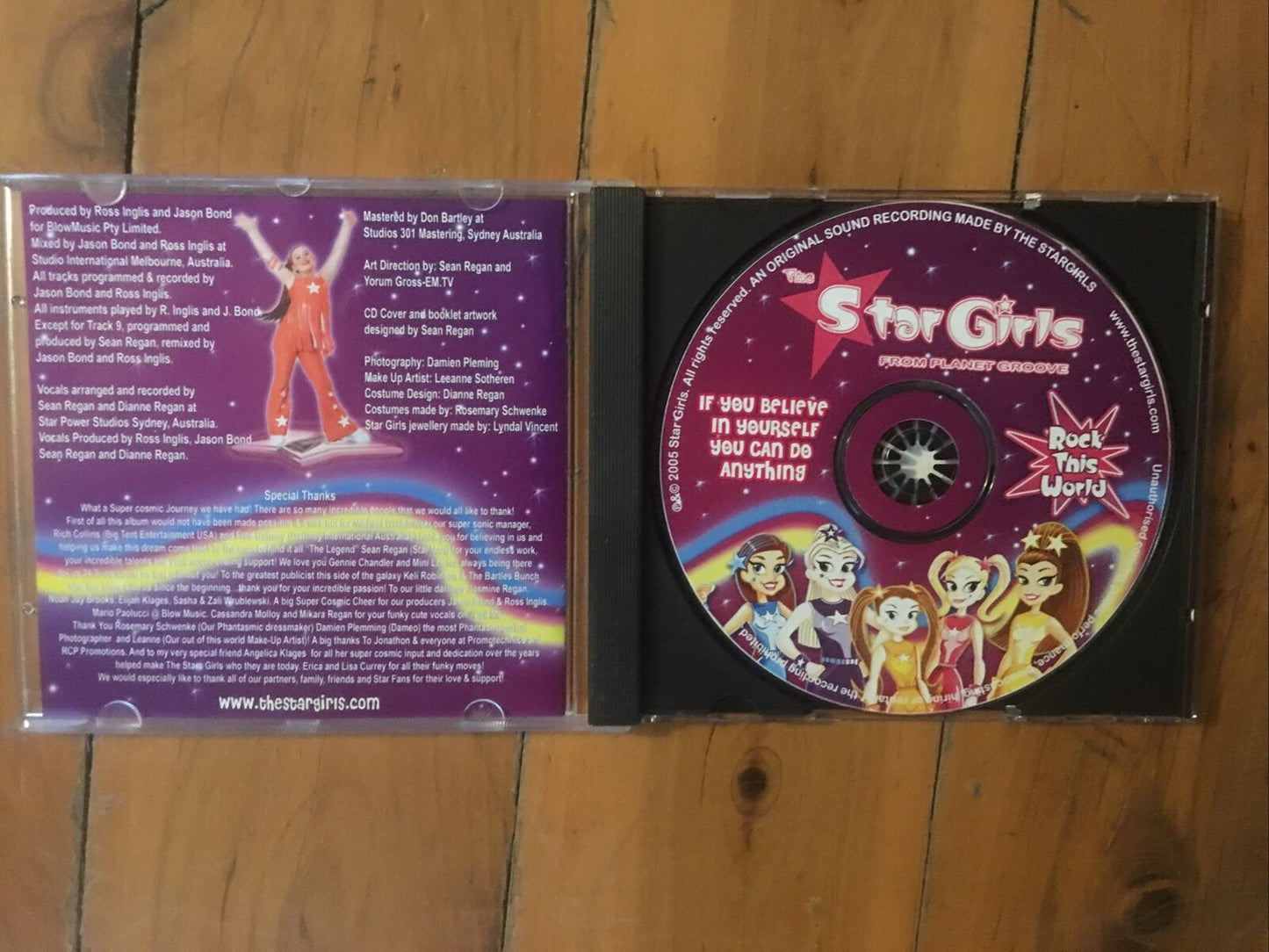 CD The STAR GIRLS From Planet Groove ROCK THIS WORLD 21 Tracks 2005 Kids Pop NEW