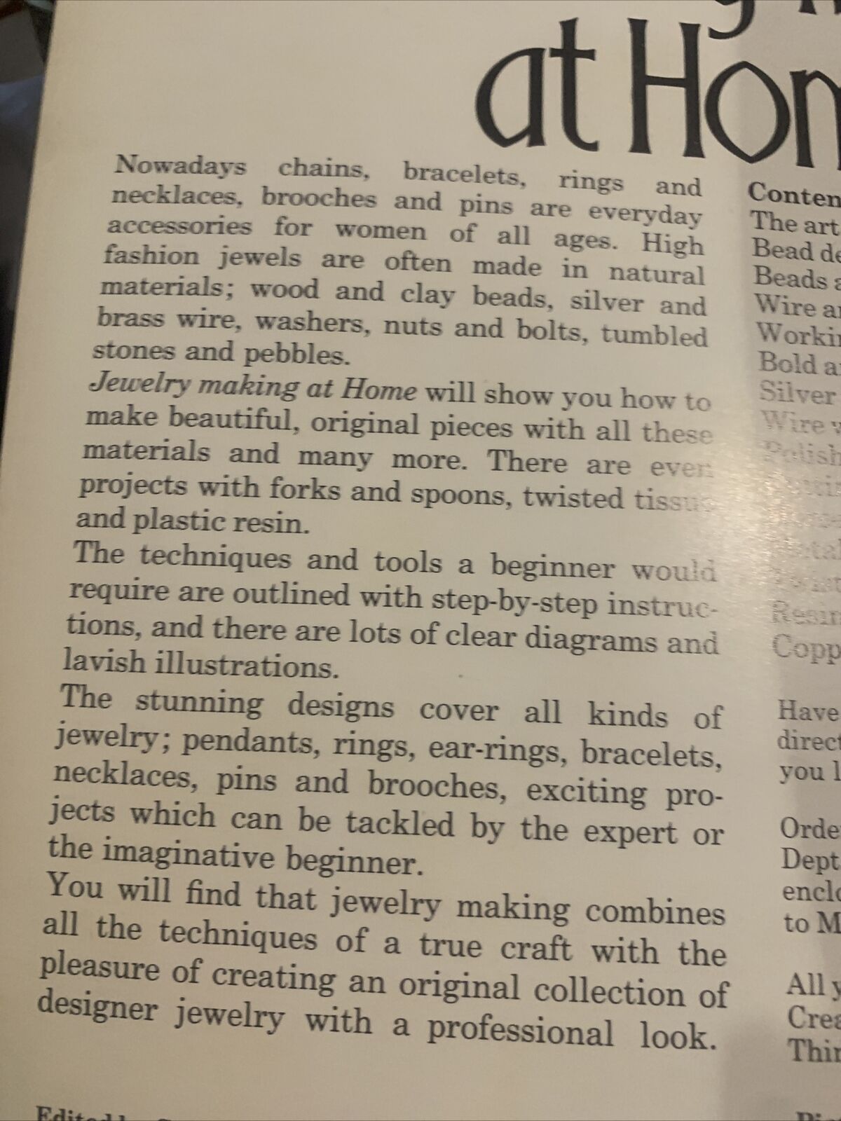 Gabrielle Weaver JEWELRY MAKING At HOME Creative Designs Metal Wood Beads Clay