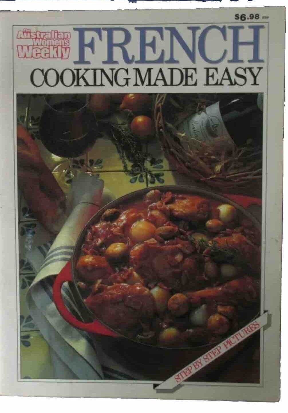 Retro The Australian Womens Weekly FRENCH COOKING MADE EASY Cookbook Recipes
