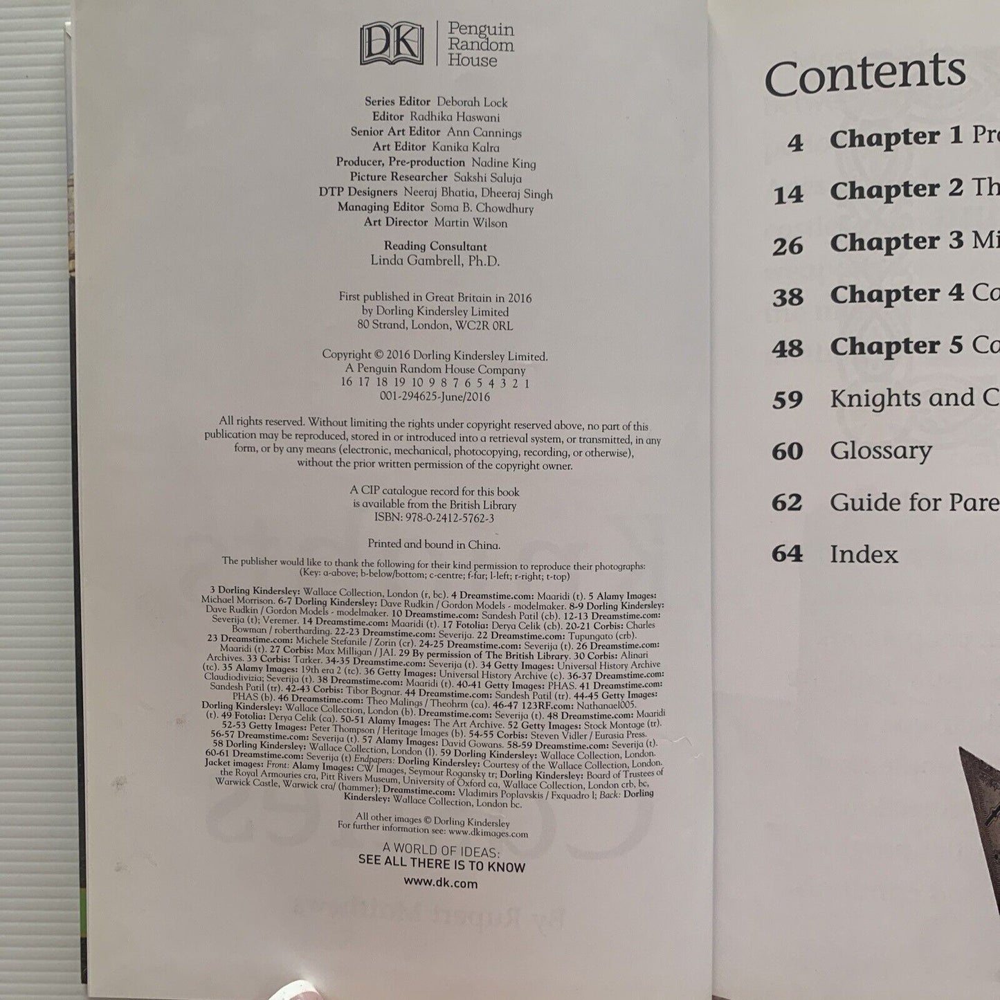 Knights and Castles DK Readers: Level 3 by DK Publishing Rupert Matthews HC