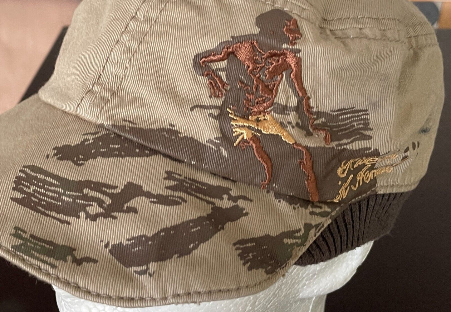PACIFIC OPTIC Beige & Brown Newsboy Style Cap Cotton Breton  Hat OSFA - NWT!