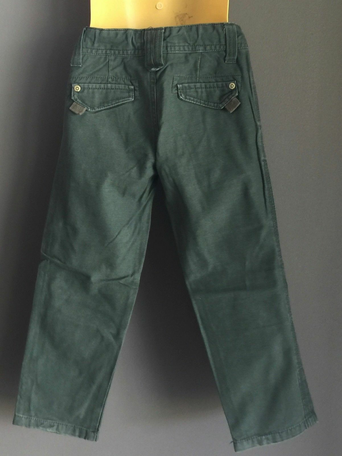 Boys COTTON ON Cargo Pants Khaki Full Length  w Adjustable Waist Size 4