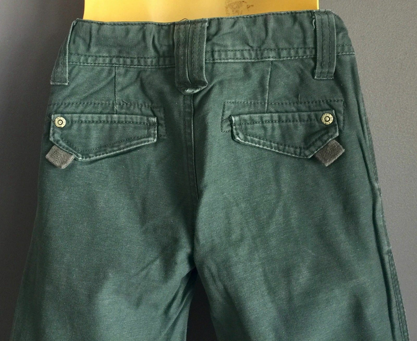 Boys COTTON ON Cargo Pants Khaki Full Length  w Adjustable Waist Size 4