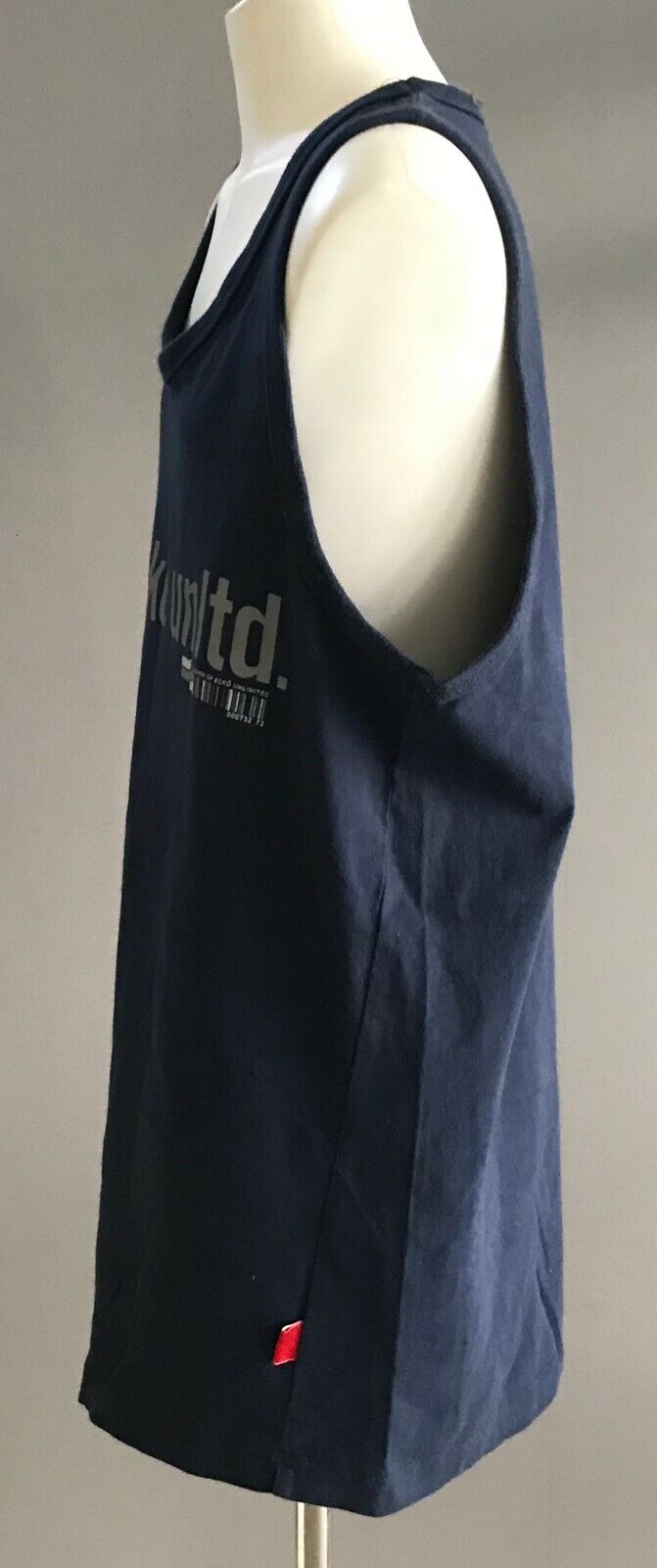 ECKO Tank Top Navy Blue Singlet Teen Boys Size 16 Skate Beach Casual Sports