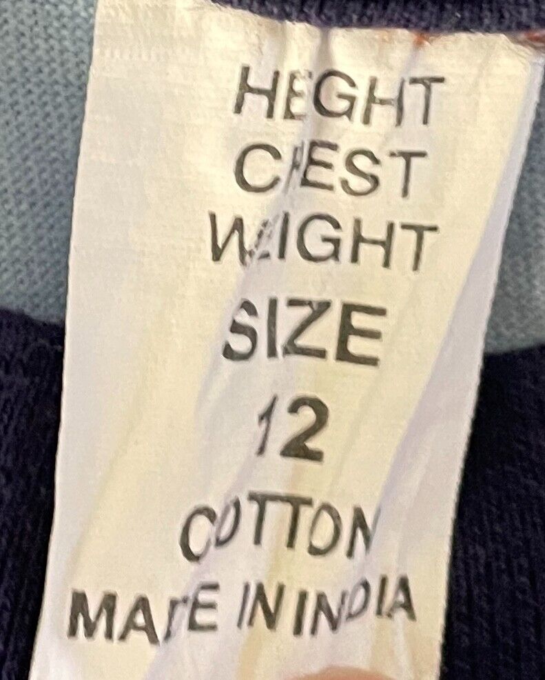 Boys Tank Top Blue Navy White Beige  Skate Print Sleeveless Size 12 Beach Casual